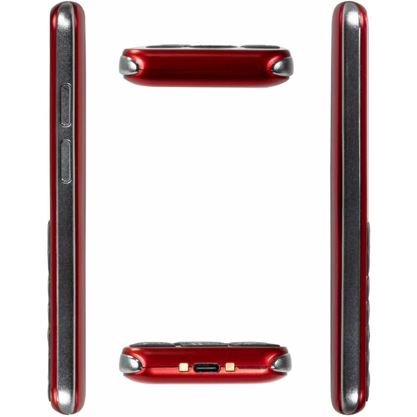 EVOLVEO EasyPhone LT s nabíjacím stojanom červený - Mobilné telefóny - Obrázok KJQ6700301