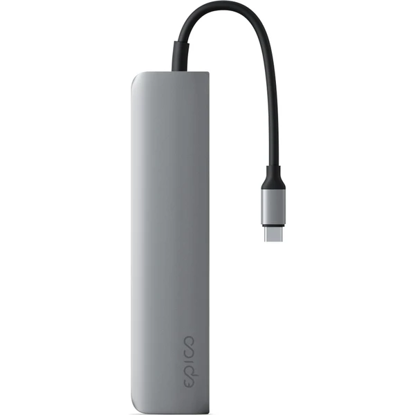 iWant by Epico 6v1 hliníkový hub 8K s USB-C vesmírne šedý - USB huby - Obrázok KKEK000K01