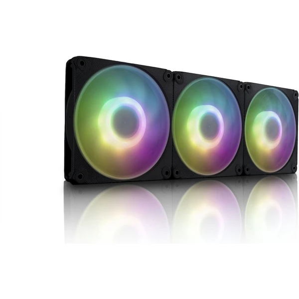 InWin Mercury AM120S ARGB 120mm čierny 3 pack - Ventilátory pre PC - Obrázok KKIJ000K01