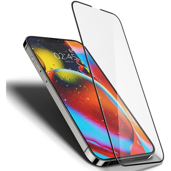 Spigen tR Slim HD ochranné sklo iPhone 14 Plus/13 Pro Max čierne - Ochranné fólie a sklo - Obrázok KL3Z000501