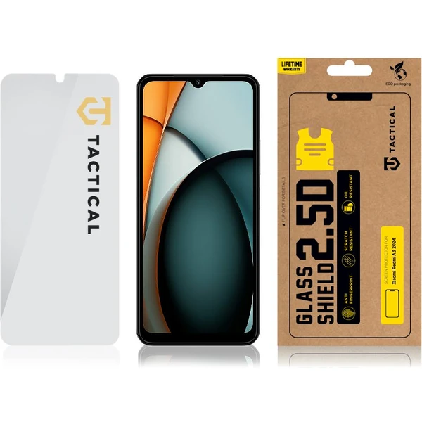 Tactical Glass Shield 2.5D sklo pre Xiaomi Redmi A3 2024 číre - Ochranné fólie a sklo - Obrázok KL83000K01
