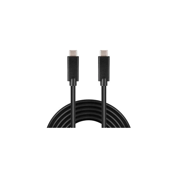 PremiumCord USB-C/USB-C napájací kábel 60W 2m čierny - Káble a redukcie - Hlavný obrázok