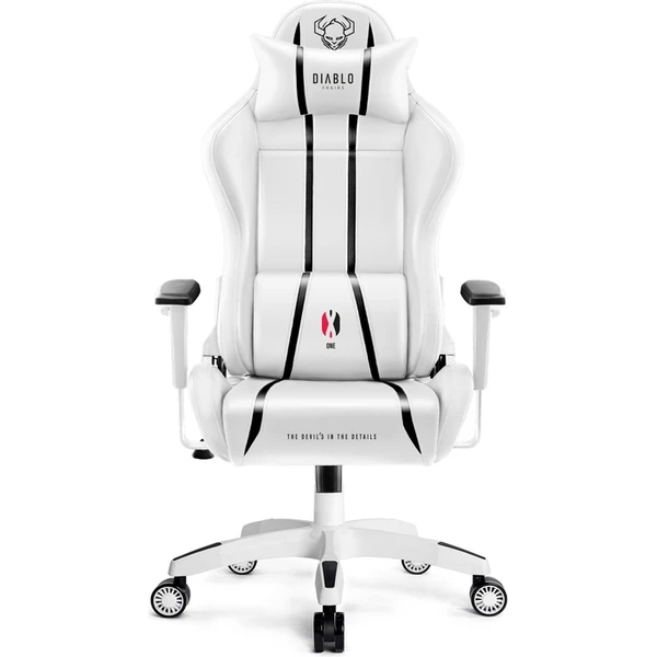 Diablo X-One 2.0 Normal Size herné stoličky bielo-čierna - Stoličky - Hlavný obrázok