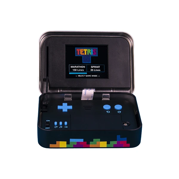 Tetris hra v plechovej krabičke - Retro konzola - Obrázok KM45700301