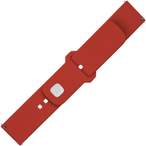 Set silikónových remienkov FIXED Silicone Sporty Strap s Quick Release 22mm pre smartwatch, červený - Remienky - Obrázok KMM2000O01