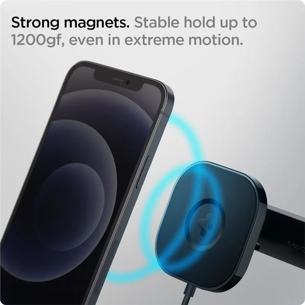 Spigen OneTap MagSafe Car Mount (ITS12W) držiak do auta čierny - Držiaky - Obrázok KNK0000N01