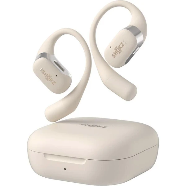 Shokz OpenFit Bluetooth slúchadlá béžové - Slúchadlá - Obrázok KNV6G00101