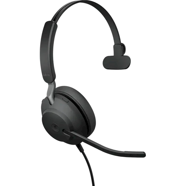Jabra Evolve2 40 SE USB-C/A MS Mono slúchadlá čierna - Slúchadlá - Obrázok KO4J000K01