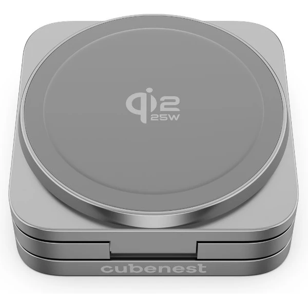 Cubenest SQ312 Ultra Qi2.2 (MagSafe) 3v1 nabíjačka (35W) sivá - Nabíjačky - Obrázok KO5I000K01