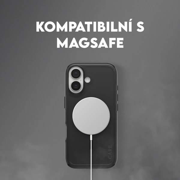 PanzerGlass® CARE Smokey kryt s MagSafe Apple iPhone 17 dymový/čierny - Puzdra - Obrázok KODH000K01