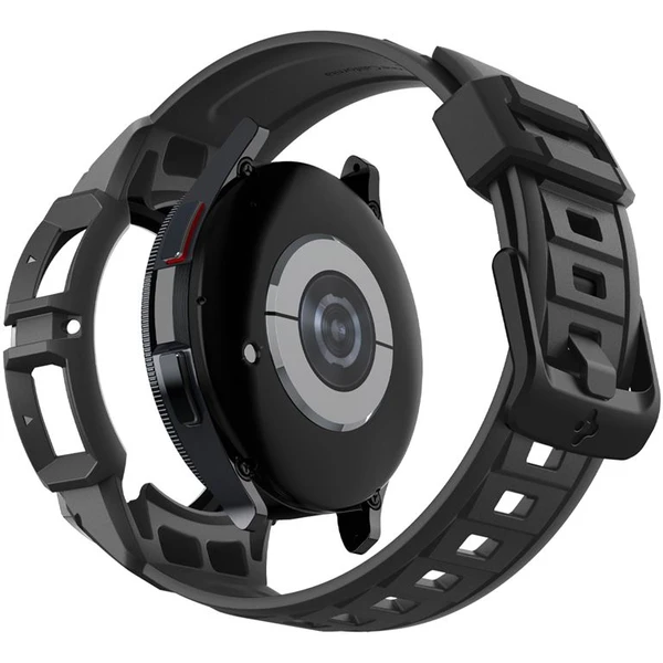 Spigen Rugged Armor Pre púzdro Samsung Galaxy Watch6 Classic 47mm čierne - Puzdra - Obrázok KOV3000N01