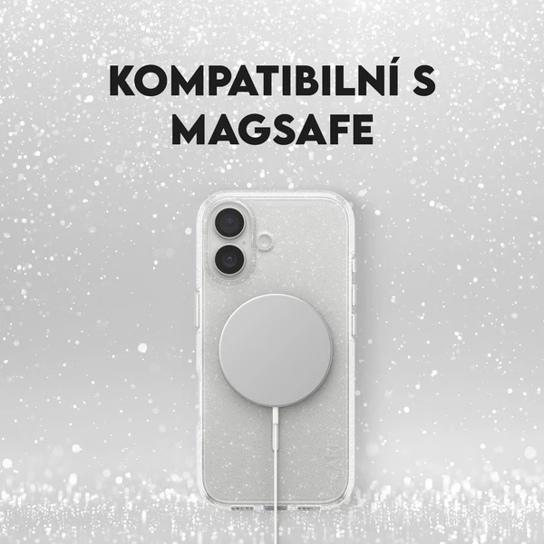 PanzerGlass® CARE Star Lit kryt s MagSafe Apple iPhone 17 trblietavý/biely - Puzdra - Obrázok KQDH000K01