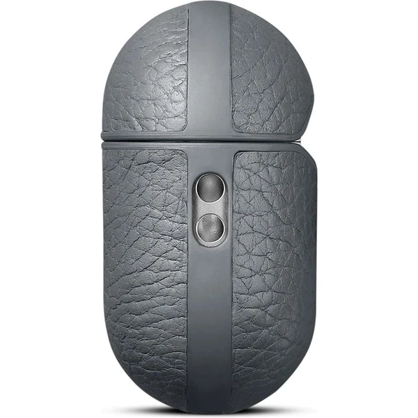 Woolnut Leather kožené puzdro pre AirPods Pro 3. generácia sivé - Puzdra - Obrázok KQJI000K01