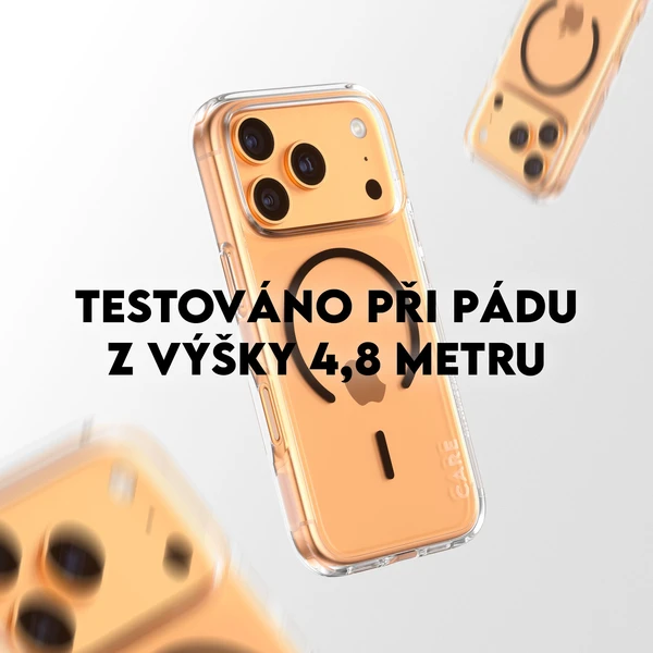 PanzerGlass® CARE Urban kryt s MagSafe Apple iPhone 17 Pro číry/čierny - Puzdra - Obrázok KREH000K01