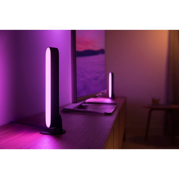 Philips Hue Play White and Color Ambiance stolná lampa základná sada 2ks čierna - Svietidlá - Obrázok KS03000301