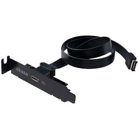 Akasa - USB 3.1 gen 2 Typ C PCI záslepka low profile - Káble a redukcie