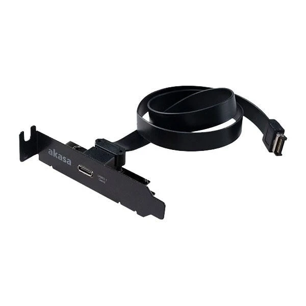 Akasa - USB 3.1 gen 2 Typ C PCI záslepka low profile - Káble a redukcie - Hlavný obrázok