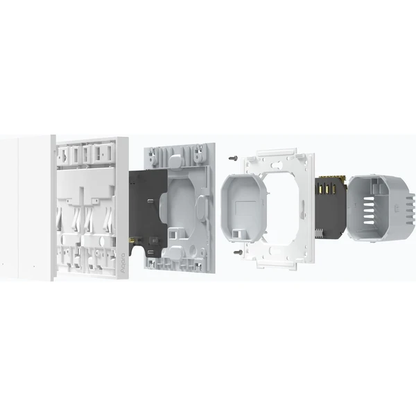 AQARA Smart Wall Switch H1 (No Neutral, Double Rocker) šikovný vypínač - Ovládače - Obrázok KSA8300401
