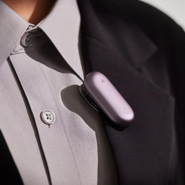 PLAUD Note Pin AI hlasový záznamník (2025) sivý - Záznamové zariadenia - Obrázok KSGE000K01