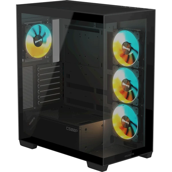 GIGABYTE C500 PANORAMIC STEALTH čierna - Počítačové skrine - Obrázok KT5H000K01