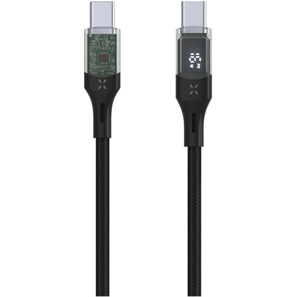 PEVNÝ USB-C/USB-C napájací kábel 100W 1,2m čierny - Káble a redukcie - Obrázok KTM5000J01