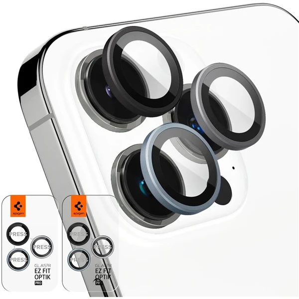 Spigen Glass TR EZ Fit Optik Pro skla iPhone 17-14 Pro/17-14 Pro Max zero one (2 ks) - Ochranné fólie a sklo - Obrázok KU09000601