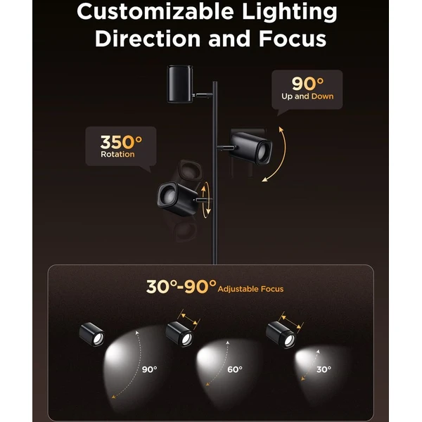 Govee Tree Lamp RGBICWW stojacia lampa Matter - Inteligentné osvetlenie - Obrázok KU3L000K01