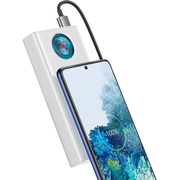 Baseus Amblight QC 30000mAh, 65W biela - Powerbanky - Obrázok KUHL000K01