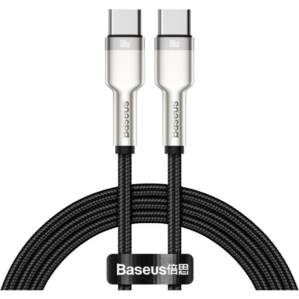 E-shop Baseus Cafule USB-C/USB-C nabíjací kábel 100W 1m čierny