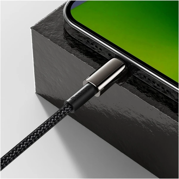 Baseus Tungsten Gold USB-C/Lightning napájací kábel 20W 1m čierny - Káble a redukcie - Obrázok KVKGF00101