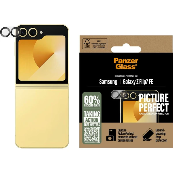 PanzerGlass Camera Protector Samsung Galaxy Z Flip7 FE - Ochranné fólie a sklo - Obrázok KW9I000K01