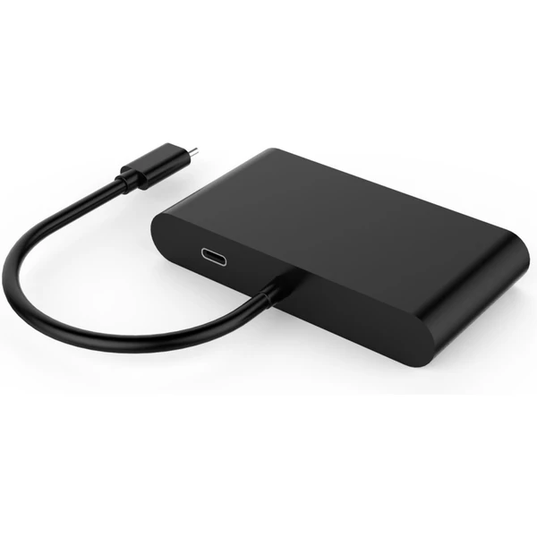 PremiumCord Prevodník USB-C 3.1 na HDMI + Audio + USB 3.0 + RJ45 + PD charge - Dokovacie stanice - Obrázok KWH0000401