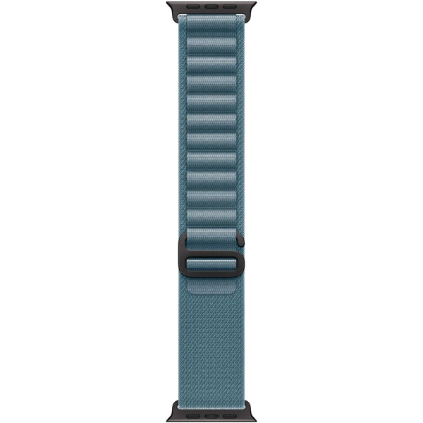 Apple Watch 49/46/45/44mm svetlo modrý Alpský ťah stredný čierny titán - Remienky - Obrázok KWWH000K01