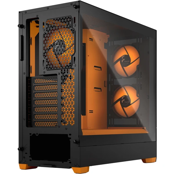 Fractal Design Pop Air RGB Orange Core TG Clear Tint - Počítačové skrine - Obrázok KY6A000601
