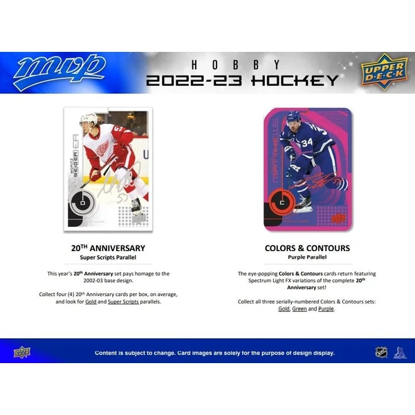 Hokejové karty Upper Deck - 22-23 MVP Hobby Balíček - Hokejové karty - Obrázok KYF3G00101