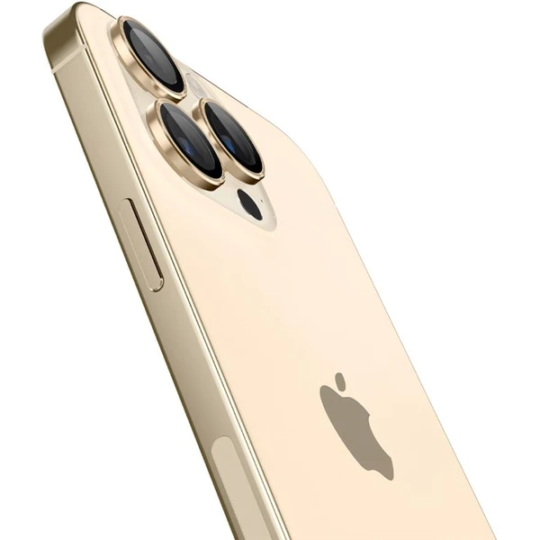 Spigen Glass EZ Fit Optik Pro 2 Pack tvrdené sklo na fotoaparát iPhone 14 Pro/iPhone 14 Pro Max zlat - Ochranné fólie a sklo - Obrázok KZ09000601
