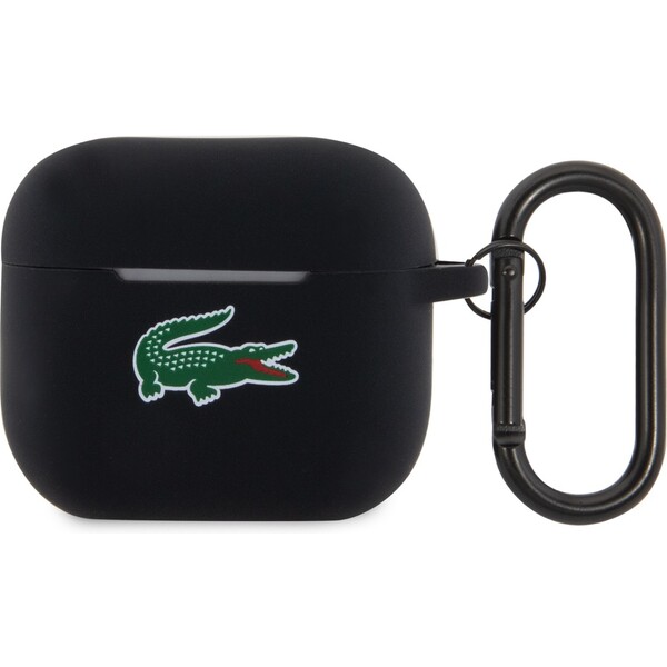 Lacoste Liquid Silicone Croc Logo puzdro AirPods 3 čierne