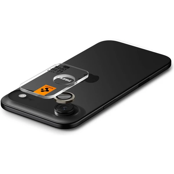 Spigen Glass TR EZ Fit Optik Pro sklá iPhone Air black (2 ks) - Ochranné fólie a sklo - Obrázok KZGH000K01
