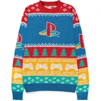 Vianočný sveter PlayStation - Logo 2XL - Mikiny a svetre