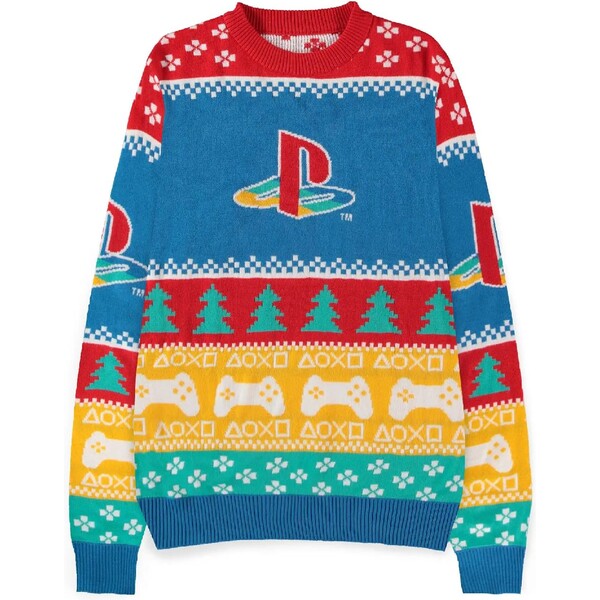 Vianočný sveter PlayStation - Logo XL