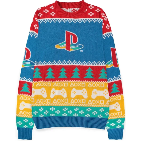 Vianočný sveter PlayStation - Logo 2XL - Mikiny a svetre - Hlavný obrázok