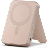 Satechi Qi2 10K magnetická powerbanka so stojanom ružová - Nabíjačky