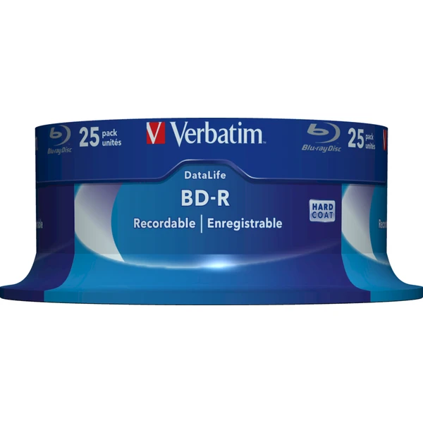 VERBATIM BD-R SL Datalife (25 ks) Blu-Ray/Spindle/6x/25GB - Optické disky - Obrázok L05S000K01