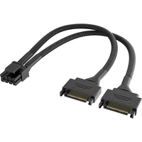 AKASA - Dual SATA na 8-pin CPU Power Adapter Cable - Káble a redukcie