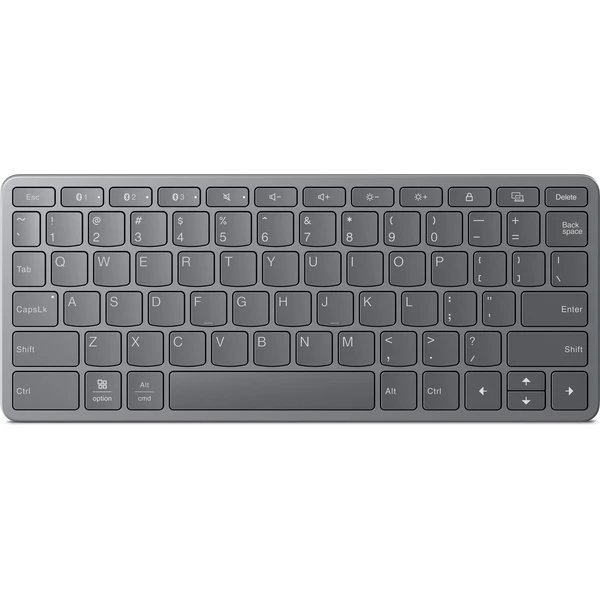 Lenovo Multi-Device bezdrôtová klávesnica CZ/SK šedá - Klávesnice - Hlavný obrázok
