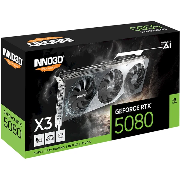 INNO3D NVIDIA GEFORCE RTX 5080 X3 OC 16GB GDDR7 - Grafické karty - Obrázok L0ID000K01