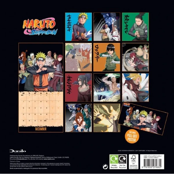 Kalendár Naruto 2026 - Kalendáre - Obrázok L0JL000K01