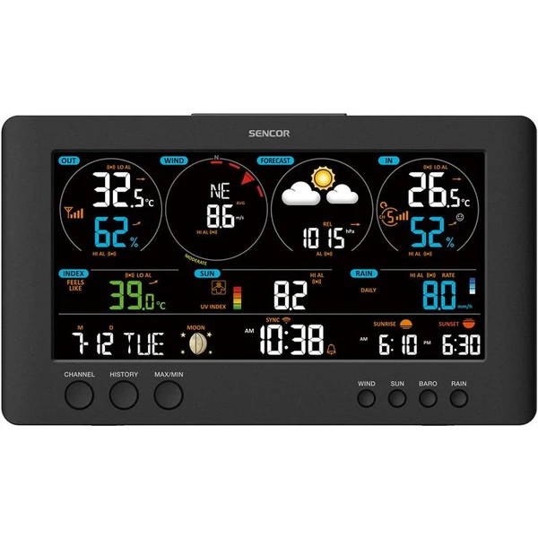 Sencor SWS 12500 WiFi Meteostanica Pro - Meteorologické stanice - Obrázok L0N4000701