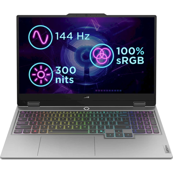 Lenovo LOQ 15IRX10 (83JE0095CK) sivý + 3. rok záruky po registrácii - Notebooky - Hlavný obrázok
