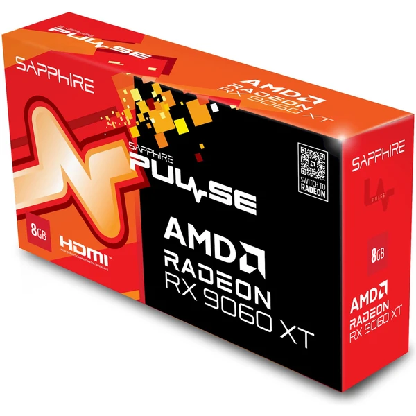 Sapphire PULSE AMD Radeon RX 9060 XT GAMING OC 8GB - Grafické karty - Obrázok L11H000N01